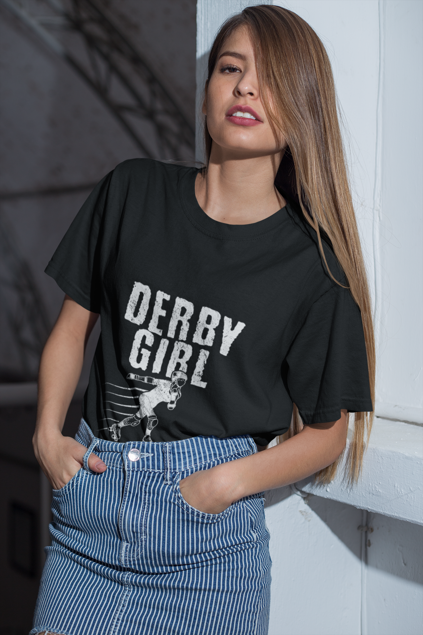 Derby Girl Unisex Terry Oversized Tee