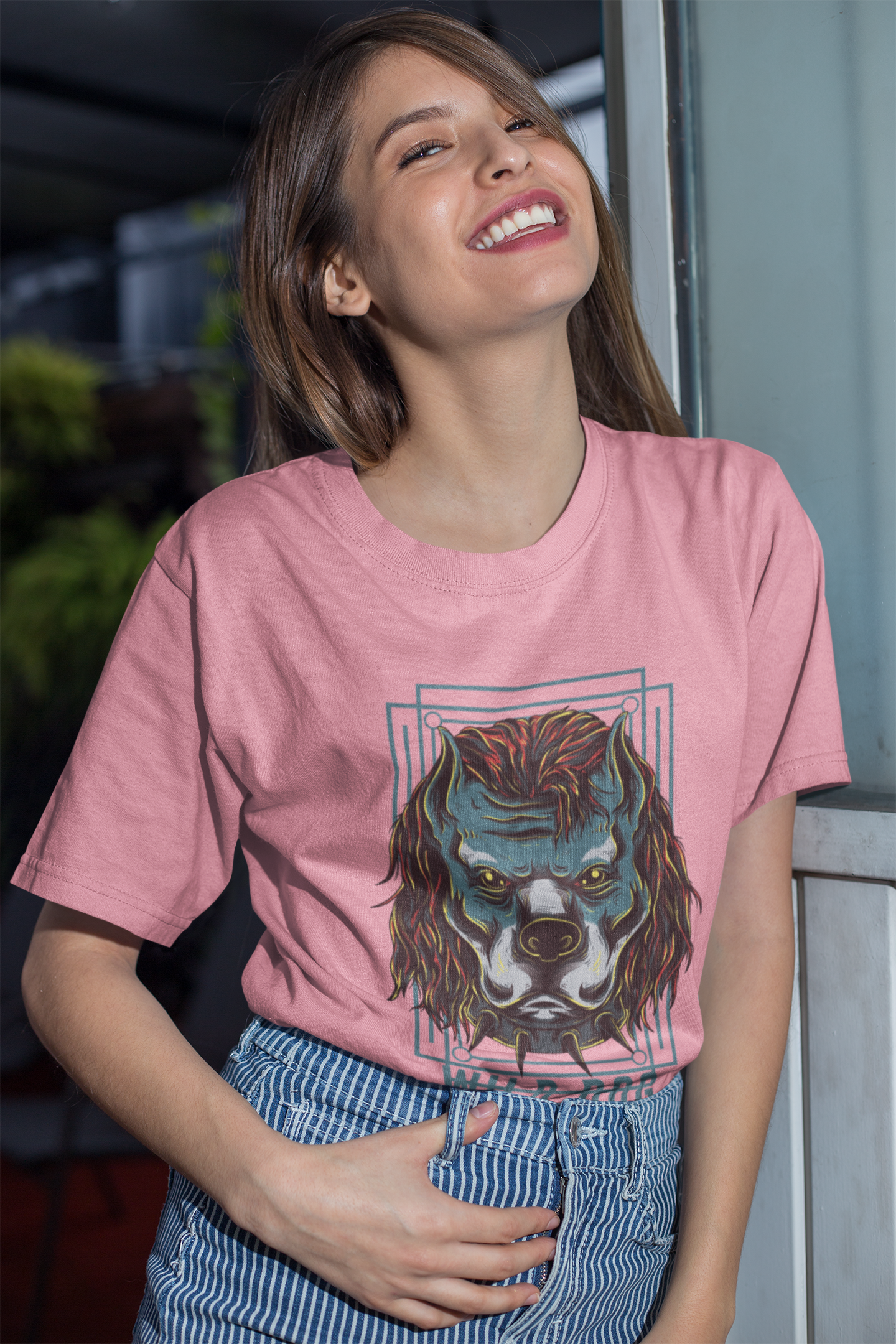 Wild Dog Unisex Terry Oversized Tee